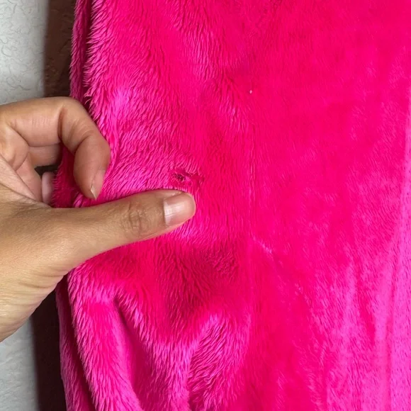 The North Face Osito 2 Fleece Jacket Women’s Large Hot Pink Full Zip Plush - Picture 6 of 6